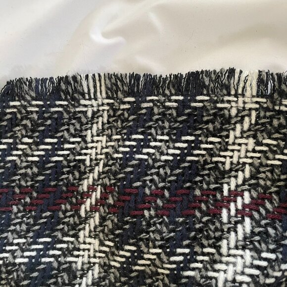 Contemporaine cropped tweed top Women size XXL, black, white and burgundy. - Picture 4 of 8